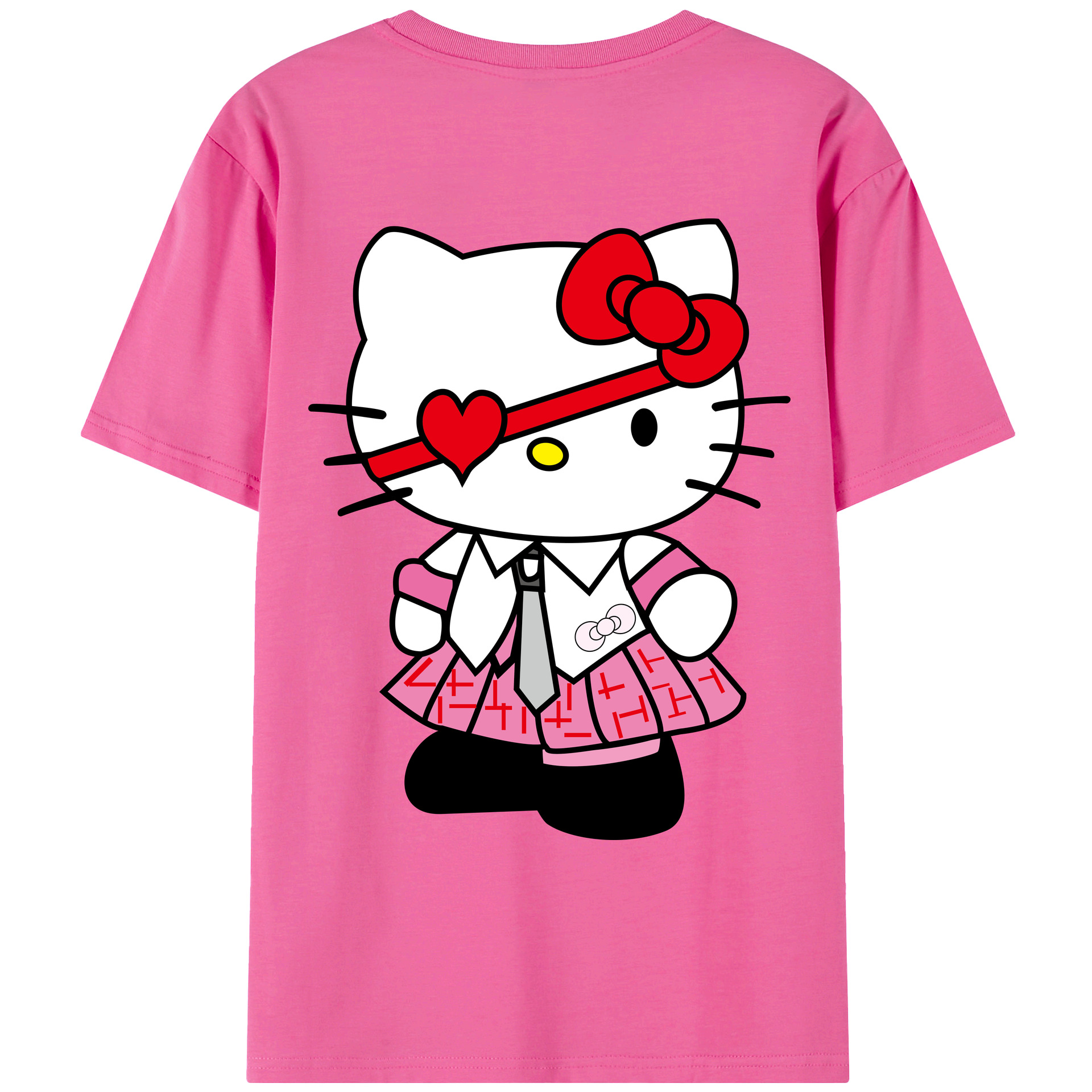 （画像用） Hello Kitty ハローキティ レディース半袖Tシャツ(バックプリント)